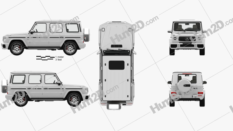 Mercedes-Benz G-class (W463) AMG with HQ interior 2019 PNG Clipart