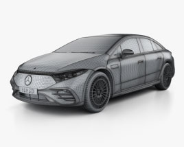 Mercedes-Benz EQS AMG-Line 2024 car clipart