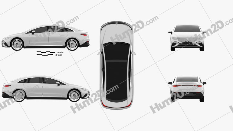 Mercedes-Benz EQE AMG Line Edition 1 2022 PNG Clipart