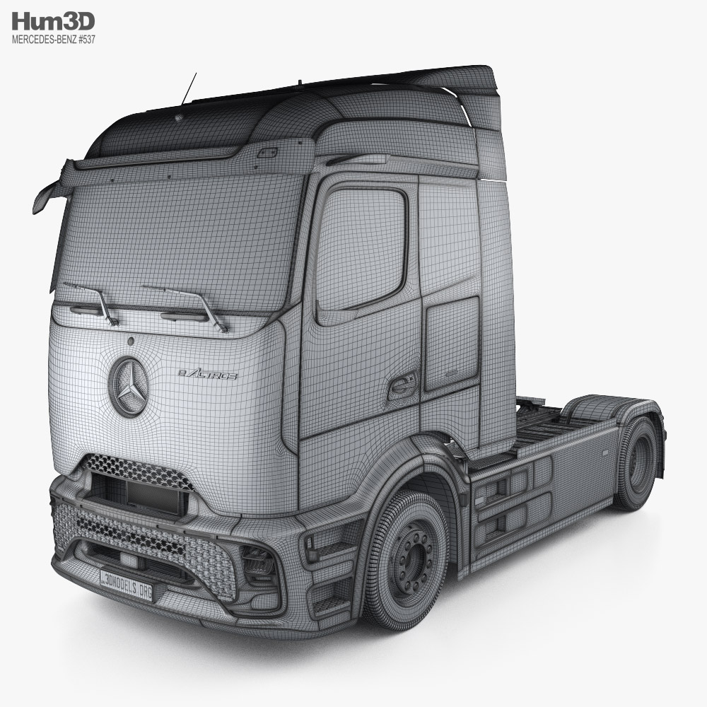 Mercedes-Benz Actros e 600 Tractor Truck 2-axle 2024 clipart