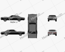 Mercury Cougar XR-7 1969 car clipart