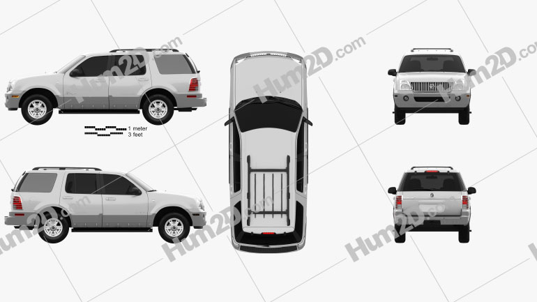 Mercury Mountaineer 2001 PNG Clipart