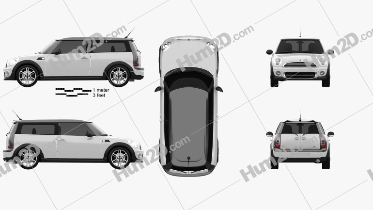 Mini Cooper clubman 2011 Blueprint