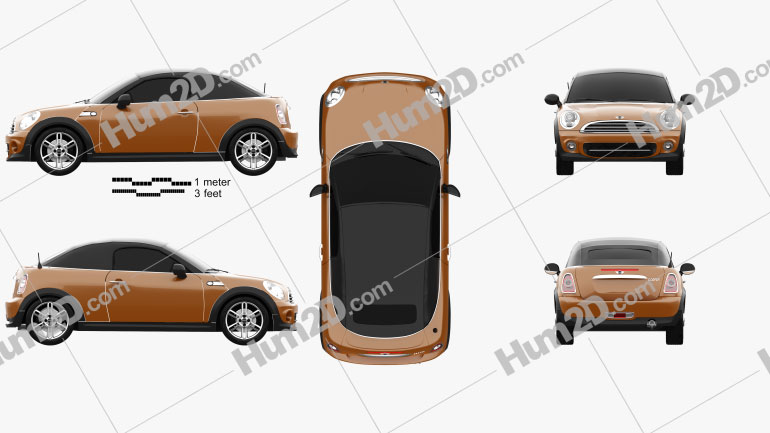 Mini Cooper roadster 2013 car clipart