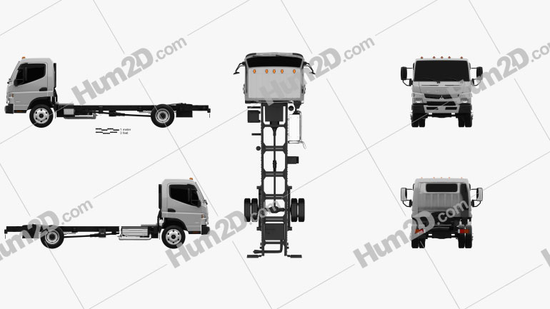 Mitsubishi Fuso Chassis Truck 2013 PNG Clipart