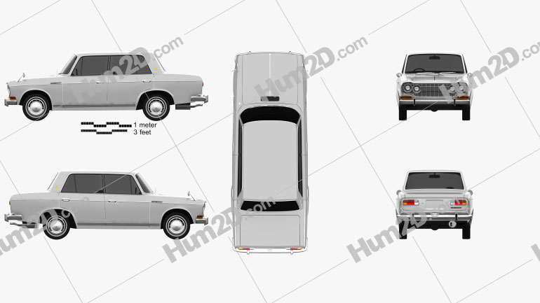 Mitsubishi Colt 1500 1965 Blueprint