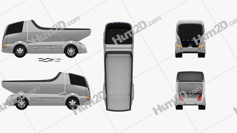 Mitsubishi Fuso Canter Eco D Hybrid Truck 2007 PNG Clipart