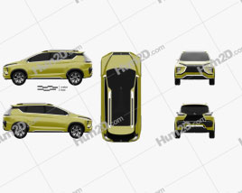 Mitsubishi XM 2016 clipart