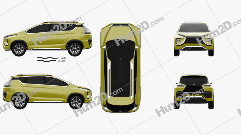 Mitsubishi XM 2016 clipart