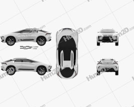 Mitsubishi E Evolution 2018 car clipart