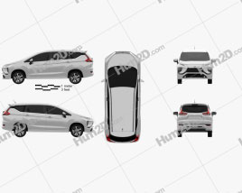 Mitsubishi Xpander Sport 2017 car clipart
