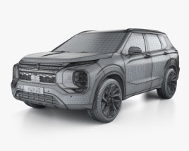 Mitsubishi Outlander SEL US-spec 2024 car clipart
