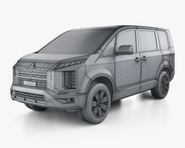 Mitsubishi Delica D5 2024 car clipart