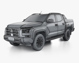 Mitsubishi Triton Double Cab Athlete 2024 car clipart