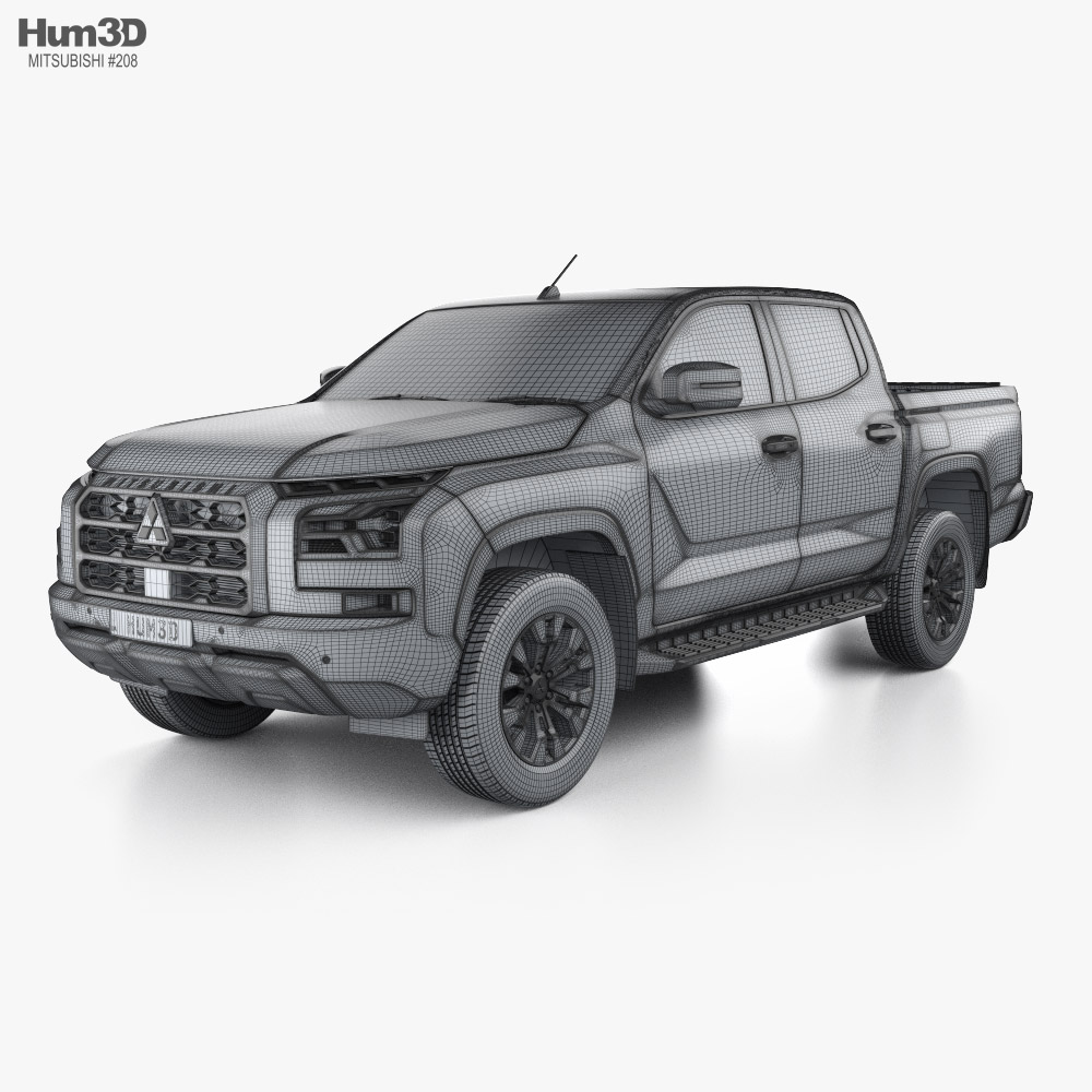 Mitsubishi Triton Double Cab GLS 2024 car clipart