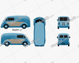 Morris JE Van 2019 clipart