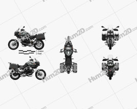 Moto Guzzi Stelvio 1200 NTX 2015 Moto clipart