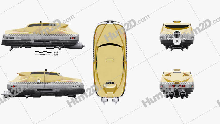 Fifth element taxi 1997 PNG Clipart