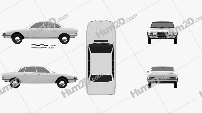 NSU Ro 80 1967 PNG Clipart