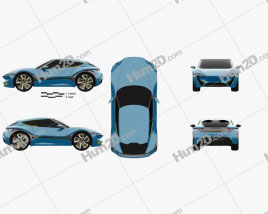 nanoFlowcell Quantino 2015 car clipart