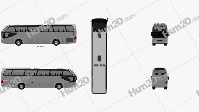 Neoplan Cityliner HD Bus 2006 PNG Clipart