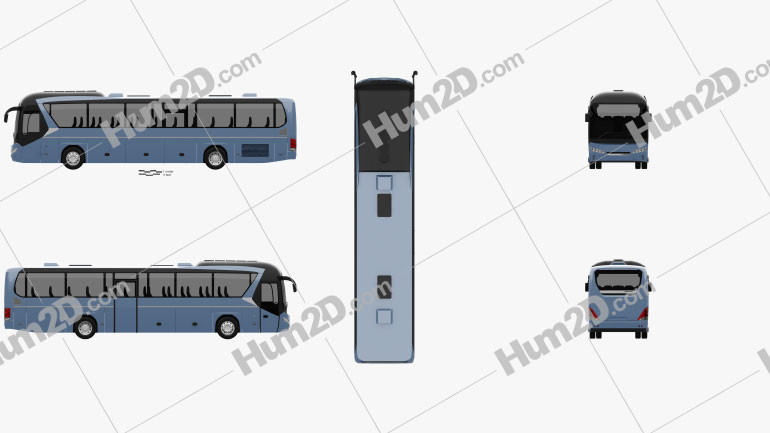 Neoplan Jetliner Bus 2012 clipart