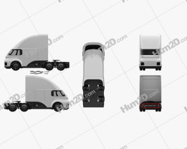 Neuron EV TORQ Caminhão trator 2020 clipart