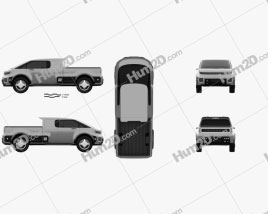 Neuron EV T-One 2019 car clipart