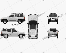 Nissan Xterra 2012 car clipart