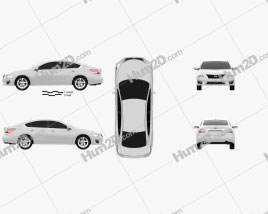 Nissan Altima (Teana) 2013 car clipart