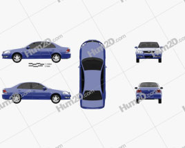 Nissan Almera (B10) Classic 2012 car clipart