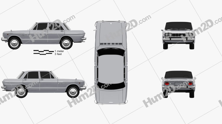 Nissan Skyline (S54) GT 1964 PNG Clipart