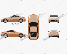 Nissan 350Z (Z33) 2007 car clipart