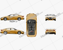 Nissan Sport Sedan with HQ interior 2013 car clipart