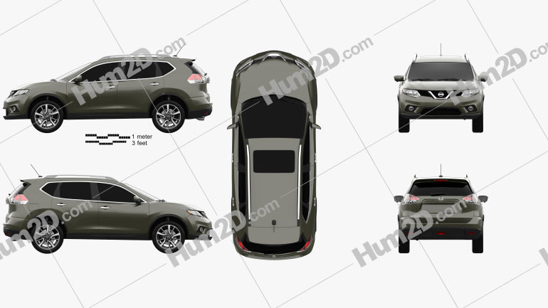 Nissan X-Trail 2015 PNG Clipart