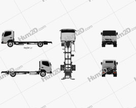 Nissan Atlas Chassis Truck 2012 clipart