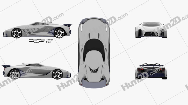 Nissan 2020 Vision Gran Turismo 2014 car clipart