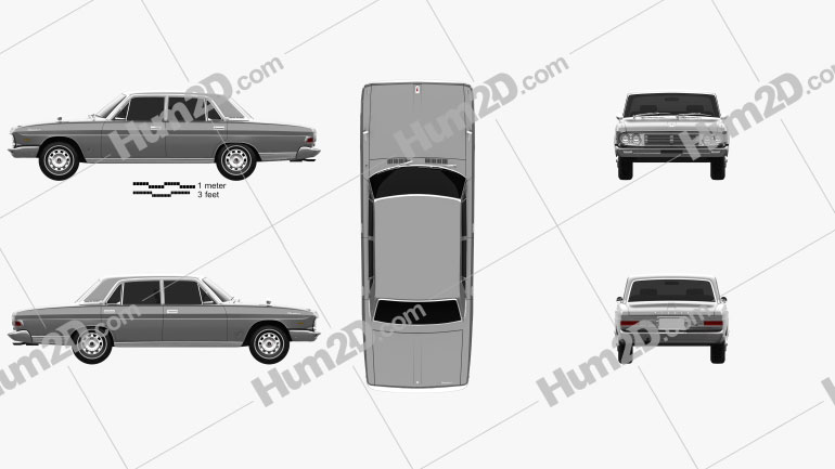 Nissan President 1965 Blueprint