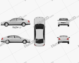 Nissan Teana 2006 car clipart