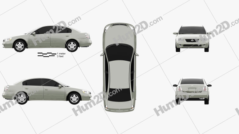 Nissan Altima S 2002 PNG Clipart