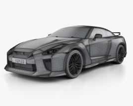 Nissan GT-R 2020 car clipart