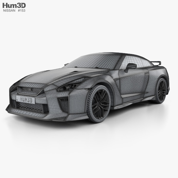 Nissan GT-R 2020 car clipart