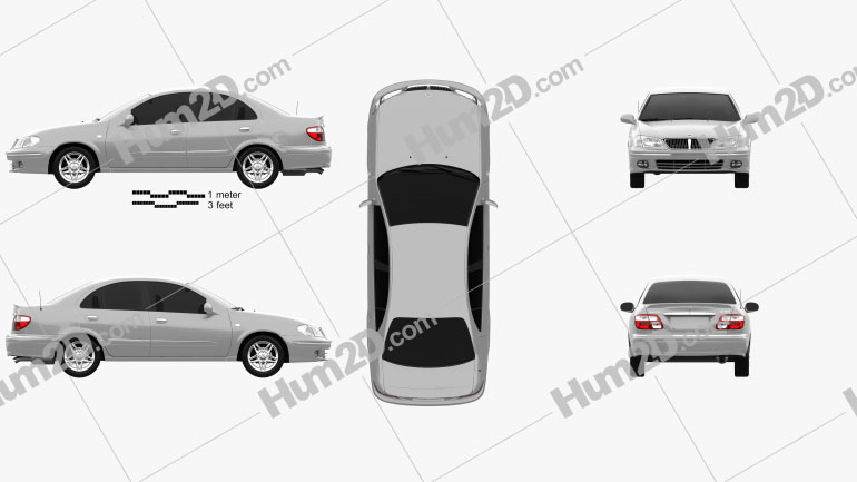 Nissan Sunny Neo GL 2000 Blueprint