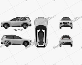 Nissan Xmotion 2018 car clipart