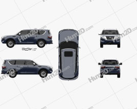 Nissan Patrol Ti 2020 car clipart