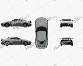 Nissan GT-R50 2019 car clipart