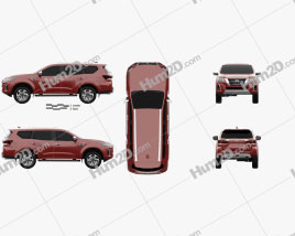 Nissan XTerra Platinum 2020 car clipart