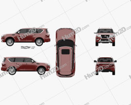 Nissan Armada 2021 car clipart