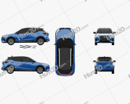 Nissan Kicks SR US-spec 2021 car clipart