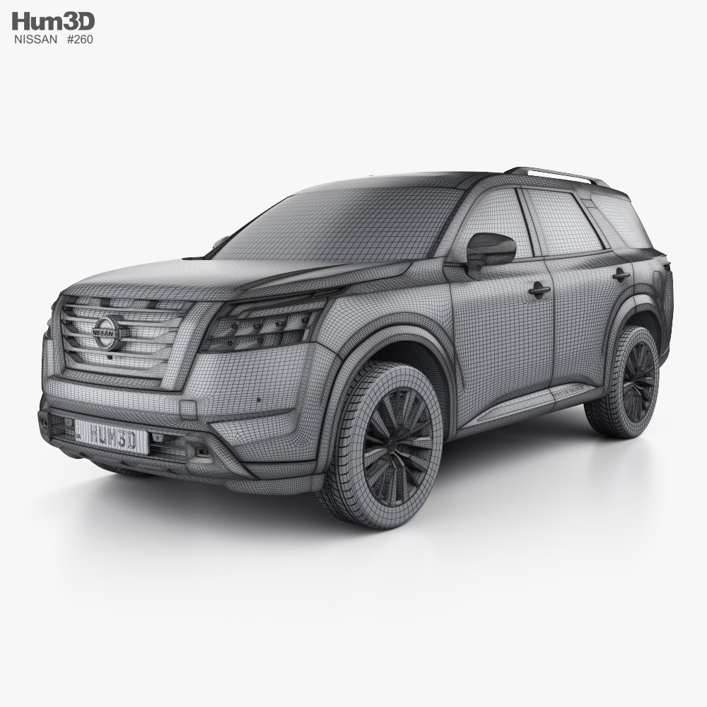 Nissan Pathfinder Platinum 2024 car clipart